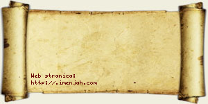 Jana Ječmenica vizit kartica